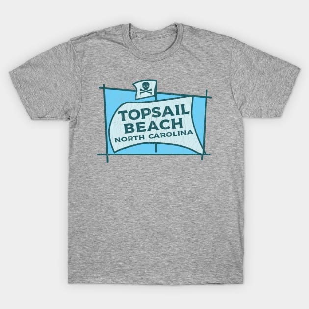 Topsail Beach North Carolina T-Shirt by TravelTime